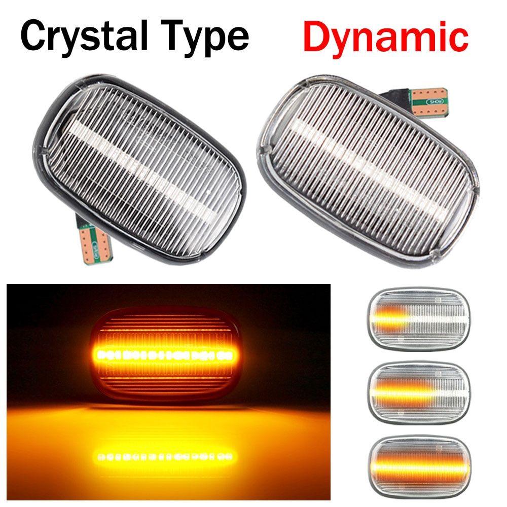 Led Dynamic Side Marker Turn Signal Lights For Toyota Celica T20 23 Corolla Caldina Avensis Starlet