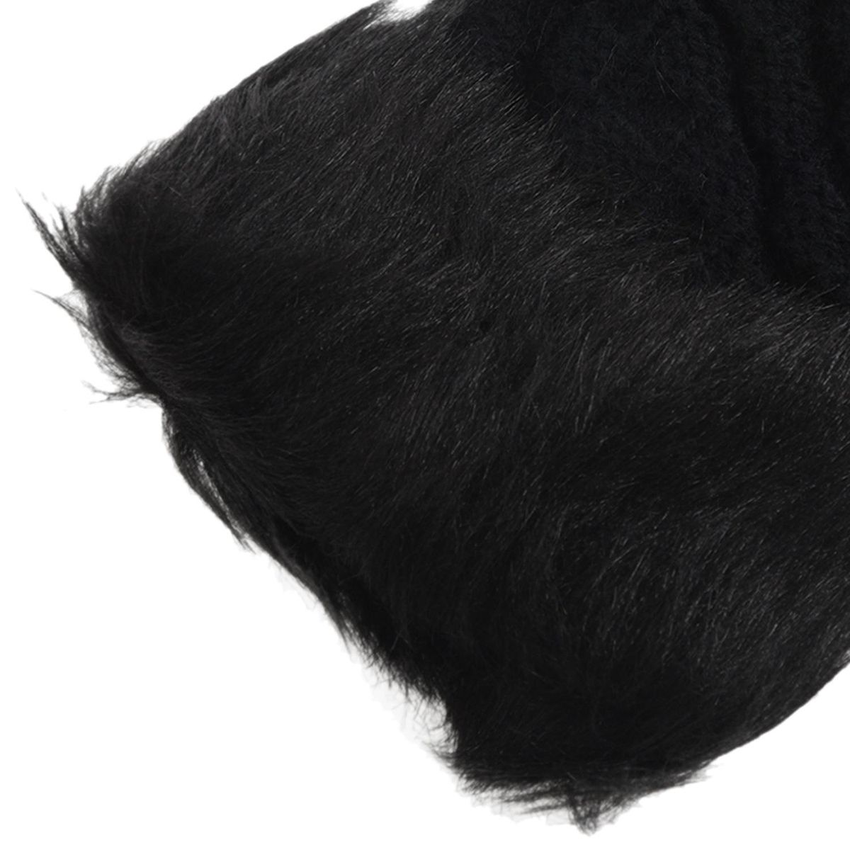 Lady Girl Shaggy Faux Fur Knit Fluffy Hands/LEG Warmers