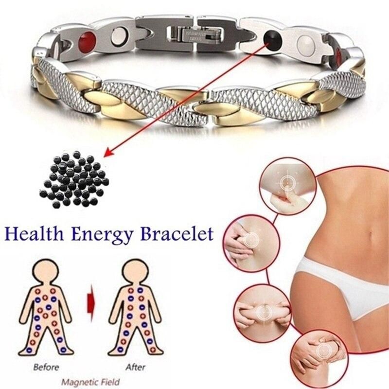 Dragon Pattern 6 In One Magnetic Therapy Bracelets Healthy Weight Loss Sports Bracelet Arthritis Pain Relief Energy Jewelry Gift