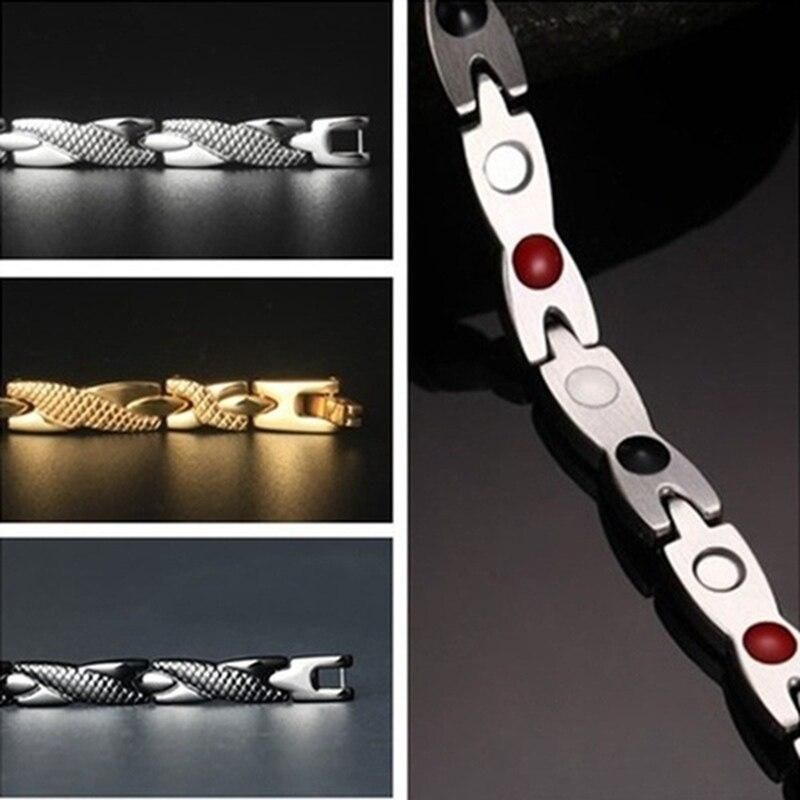 Dragon Pattern 6 In One Magnetic Therapy Bracelets Healthy Weight Loss Sports Bracelet Arthritis Pain Relief Energy Jewelry Gift