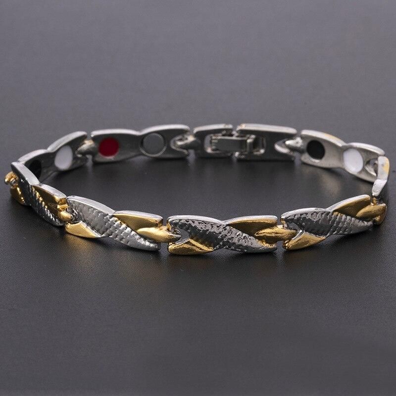 Dragon Pattern 6 In One Magnetic Therapy Bracelets Healthy Weight Loss Sports Bracelet Arthritis Pain Relief Energy Jewelry Gift