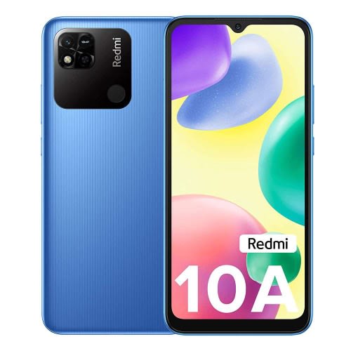 Redmi 10A - 6.53" - 128GB ROM - 4GB RAM - Dual SIM - 4G LTE - Fingerprint - 5000mAh - Blue