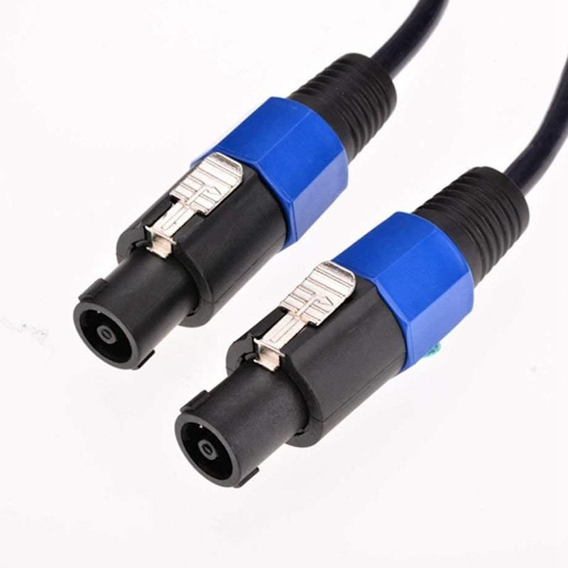 25 Ft Male Speakon to Speakon Cables, 12 Gauge AWG Audio Co
