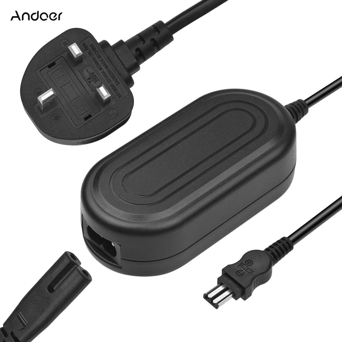 Andoer AC-L100 AC Power Supply Adapter Camcorder Charger Adapter Replacement for Sony AC-L10/ AC-L10A/ AC-L10B/ AC-L10C/ AC-L15/ AC-L15A/ AC-L15B/ AC-L15C/ AC-L100/ AC-L100B/ AC-L100C/ AC-L100D