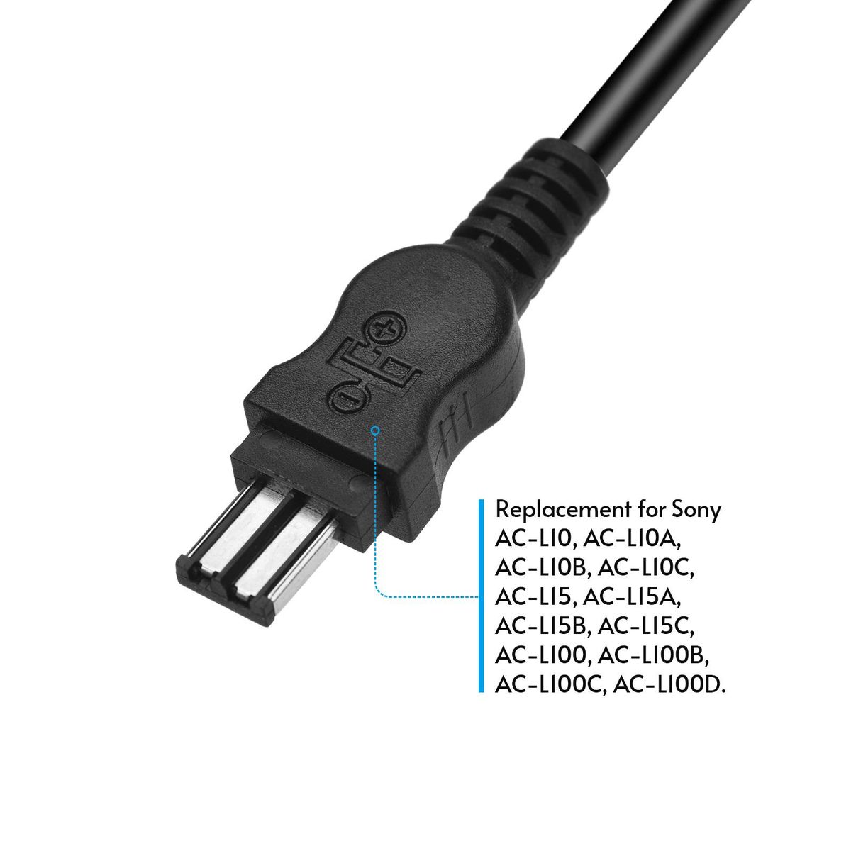 Andoer AC-L100 AC Power Supply Adapter Camcorder Charger Adapter Replacement for Sony AC-L10/ AC-L10A/ AC-L10B/ AC-L10C/ AC-L15/ AC-L15A/ AC-L15B/ AC-L15C/ AC-L100/ AC-L100B/ AC-L100C/ AC-L100D