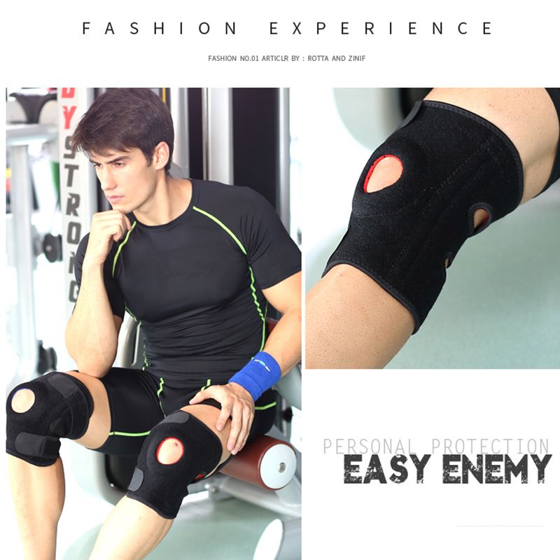 Kneeling Ty Sport Brace Adjustable Patella Knee Elastic