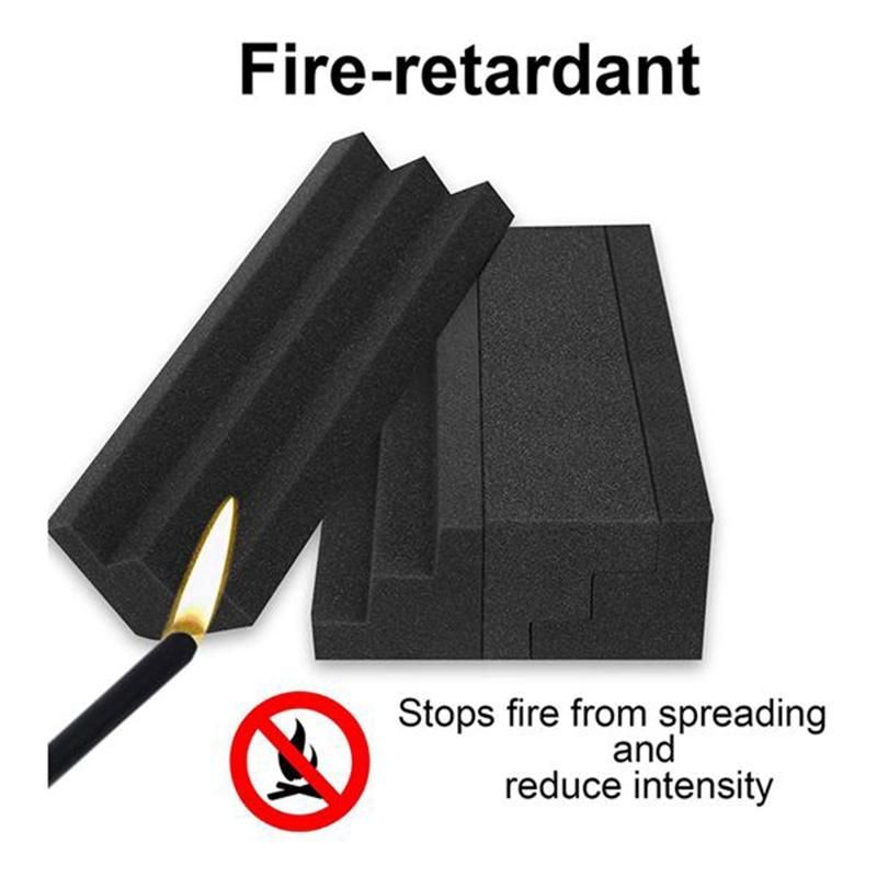 24 Pcs Bass Traps Acoustic Foam Panels Sound Proof Padding,S