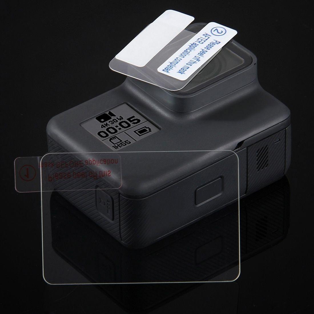 For GoPro HERO7 Black /HERO7 Silver / HERO7 White /6 /5 Lens HD Screen Protector + LCD Display Tempered Glass Film