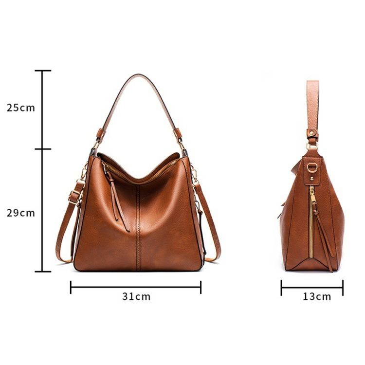 7871 Large Capacity Handbag, Color: 2-In-1 Red