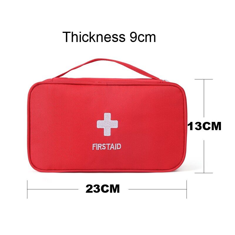 8PCS Set Medical Storage Kit Health Bag  With Stethoscope Manometer Tuning Fork Reflex Hammer LED First Aid Penlight Torch