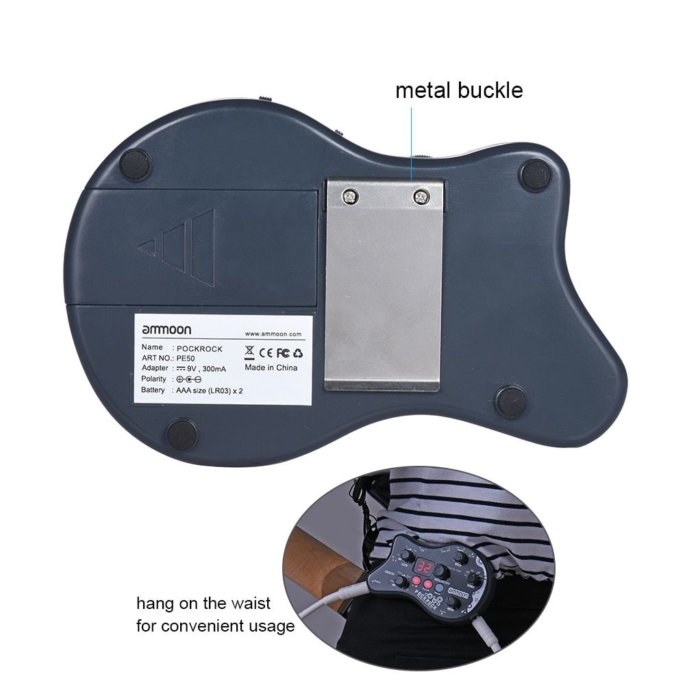 Ammoon Guitar Guitar Effect PockRock Pedal Portable