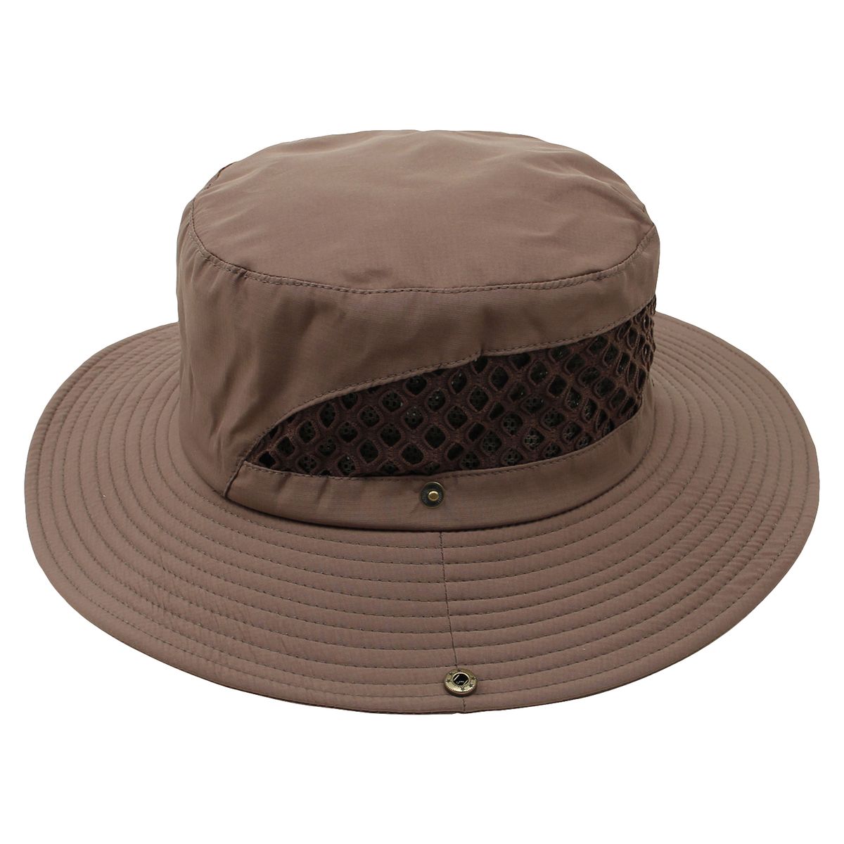 Fishing Hat?Foldable?Decorative?Cotton?Young-Coffee