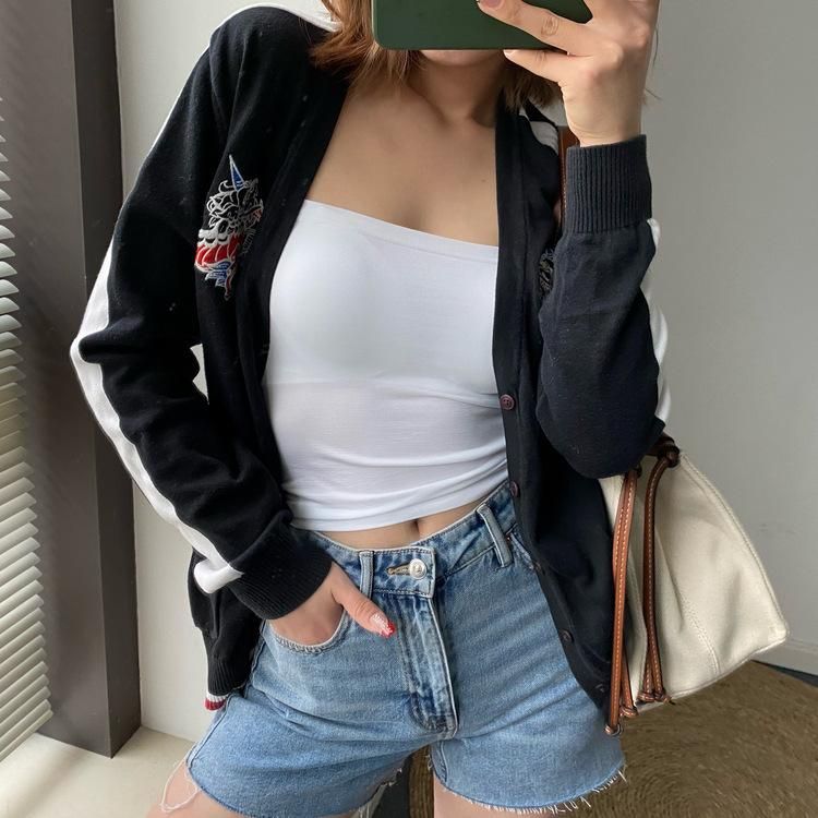 Women's beauty back camisole women's fixed chest pad suspender wrap vest