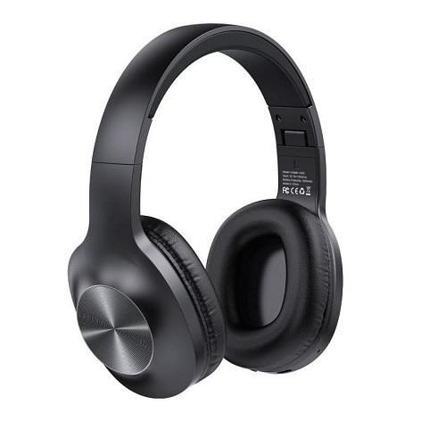 USAMS Wireless Bluetooth 5.0 Headset with Built-in Mic Noise Cancelling