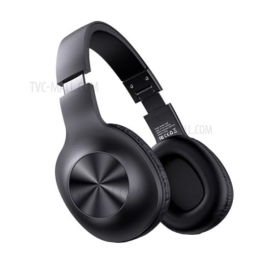 USAMS Wireless Bluetooth 5.0 Headset with Built-in Mic Noise Cancelling