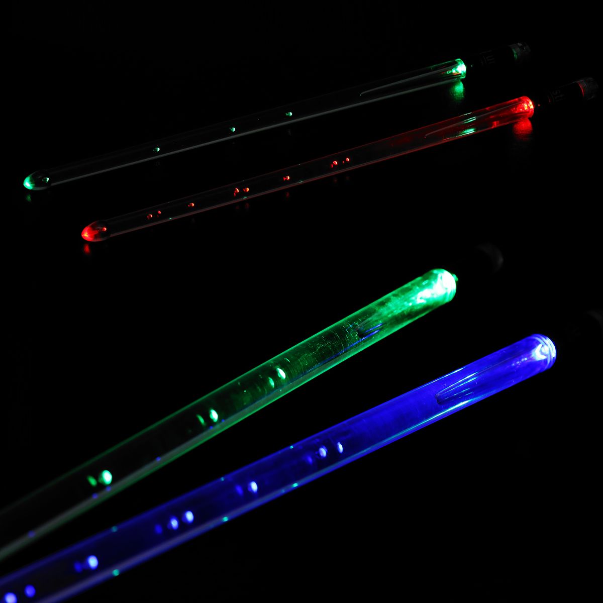 A Pair Of Glow Drumsticks 15-Colors Light Drumstick Light