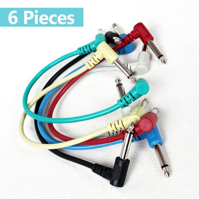 Colorful Guitar Effect Pedal Cables Instrument Audio Leads