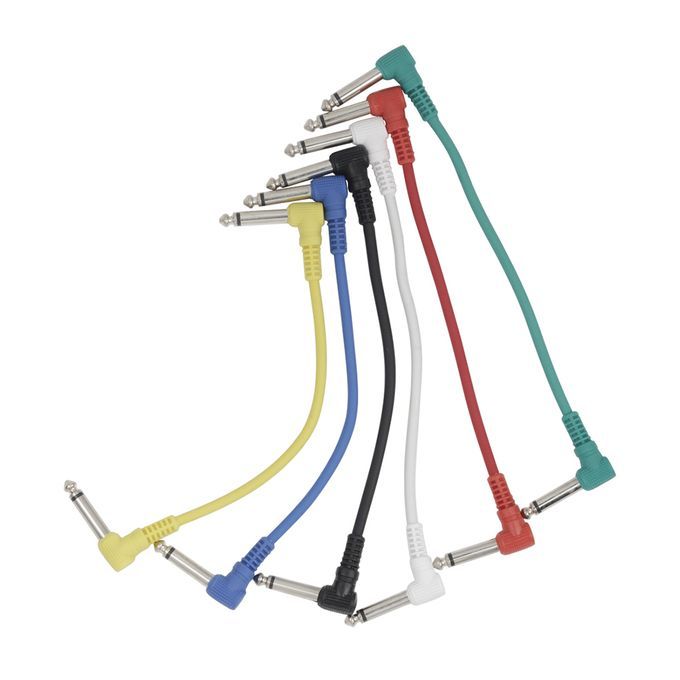 Colorful Guitar Effect Pedal Cables Instrument Audio Leads