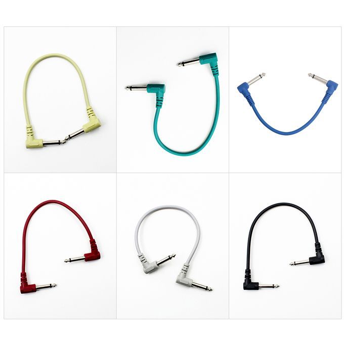 Colorful Guitar Effect Pedal Cables Instrument Audio Leads
