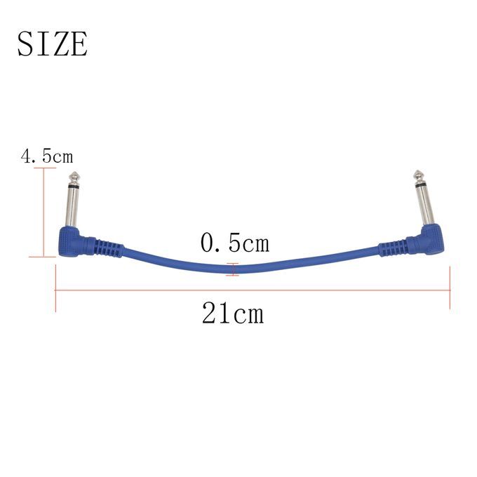 Colorful Guitar Effect Pedal Cables Instrument Audio Leads