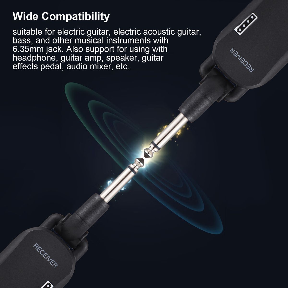 2.4G Wireless System Professional Wireless Guitar Bass