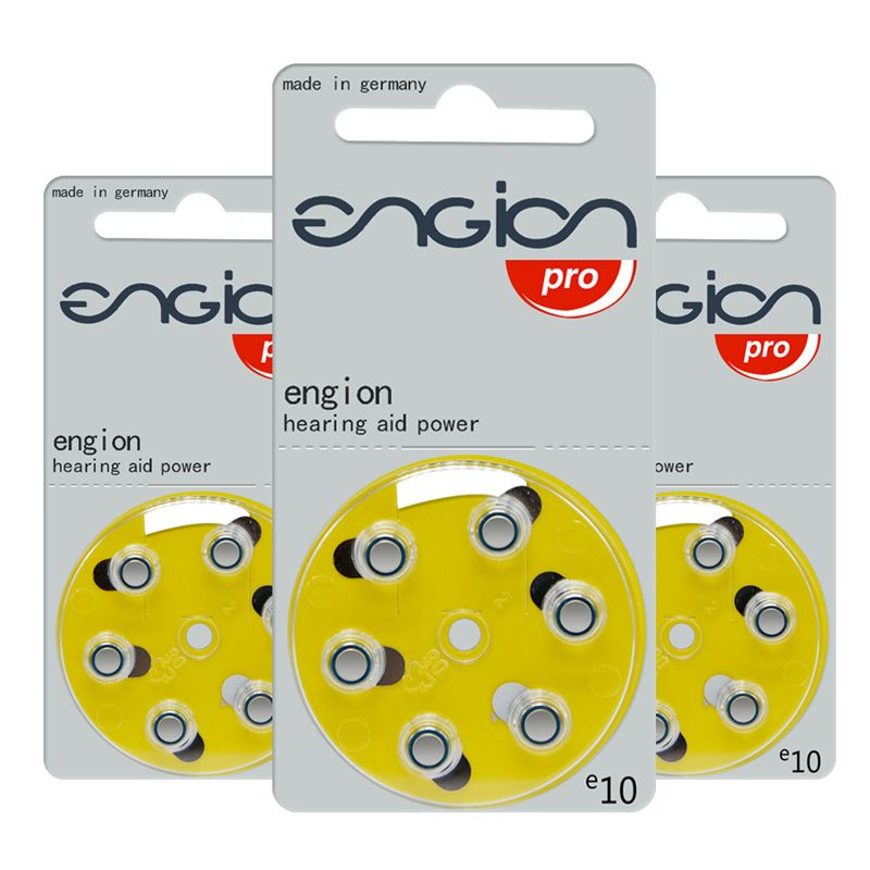 Hearing Aid Zinc Air Batteries 1.4V Size 10 Za Engion