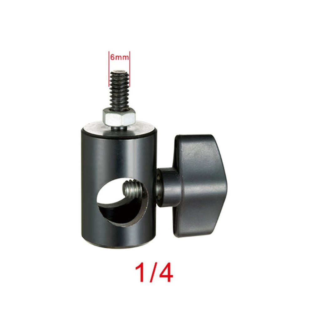 TB Durable Universal Metal Speedlite Thread Adapter Screw Light Stand Bracket Black