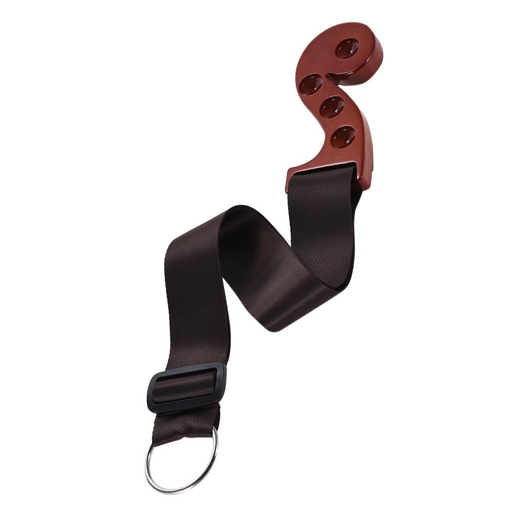Solid Wood Cello Endpin Non-slip Stop Holder Rest Anchor Protector Pad Red Wood Color