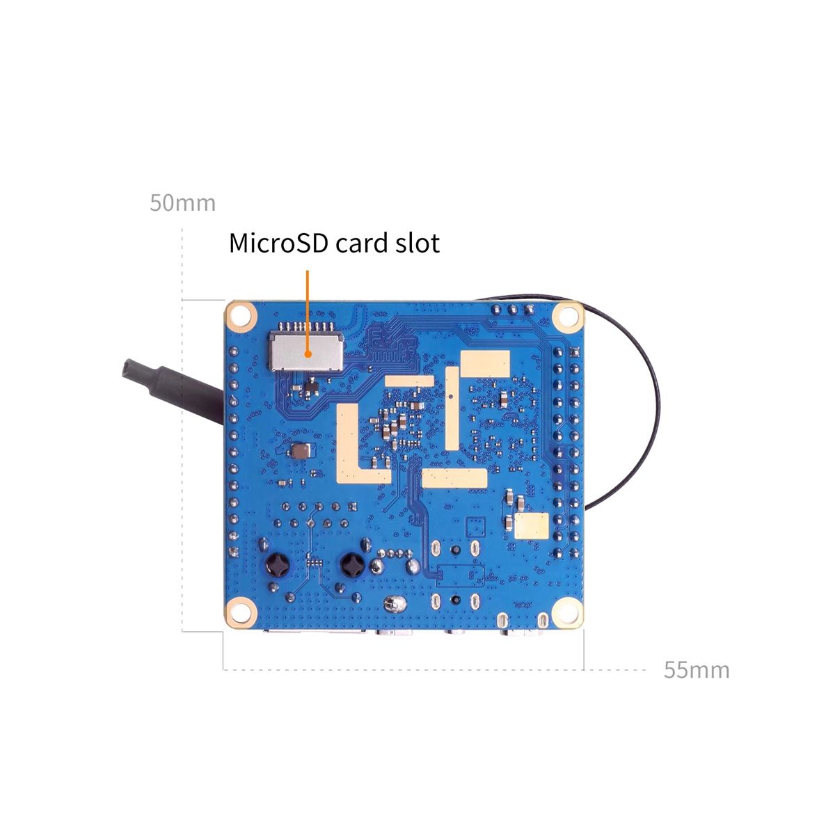 For Orange Pi Zero 3 4GB RAM Single Board Computer Allwinner H618 Chip Wifi LPDDR4 Gigabit Zero 3 4GB Development Board