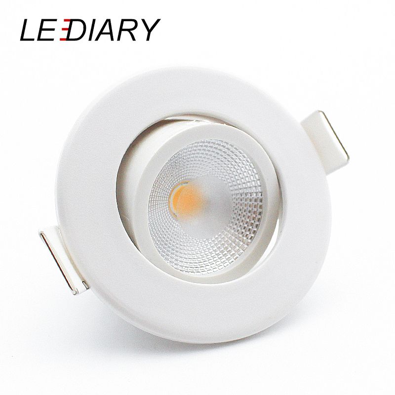 LEDIARY COB LED Downlights Real 3W 5W 110V-240V White