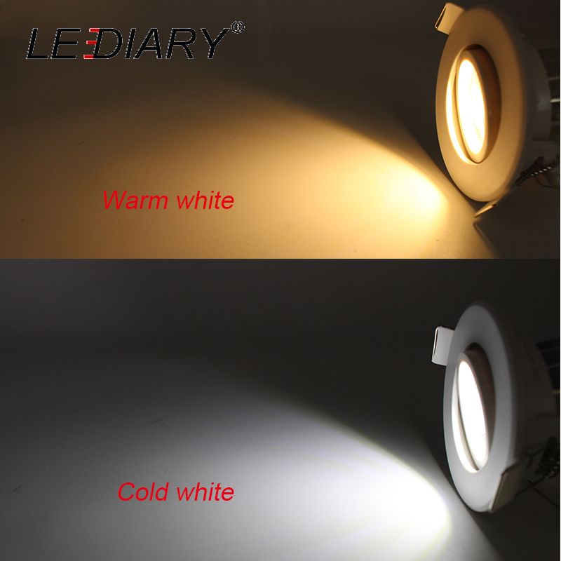 LEDIARY COB LED Downlights Real 3W 5W 110V-240V White