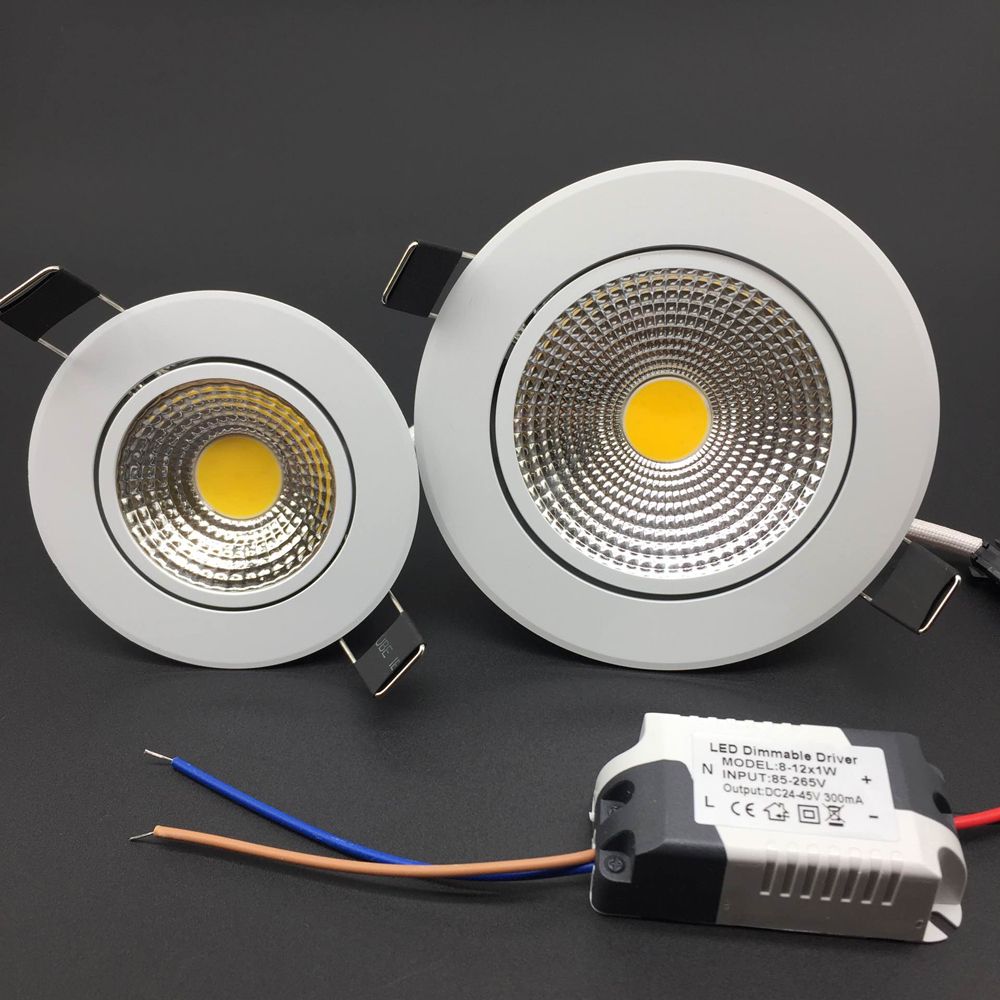 Dimmable Led Downlight Light COB Ceiling Spot Light 3w 5w