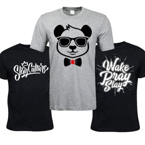Slayers 3-in-1 Tshirt Bundle -grey & Black
