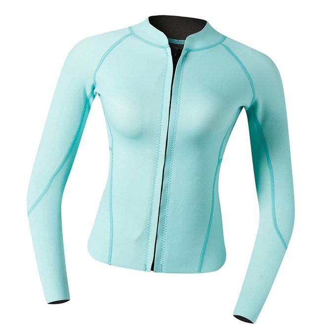 Top Cover Wetsuit Long Sleeves Dive Jacket Suit For Women & Teens XS