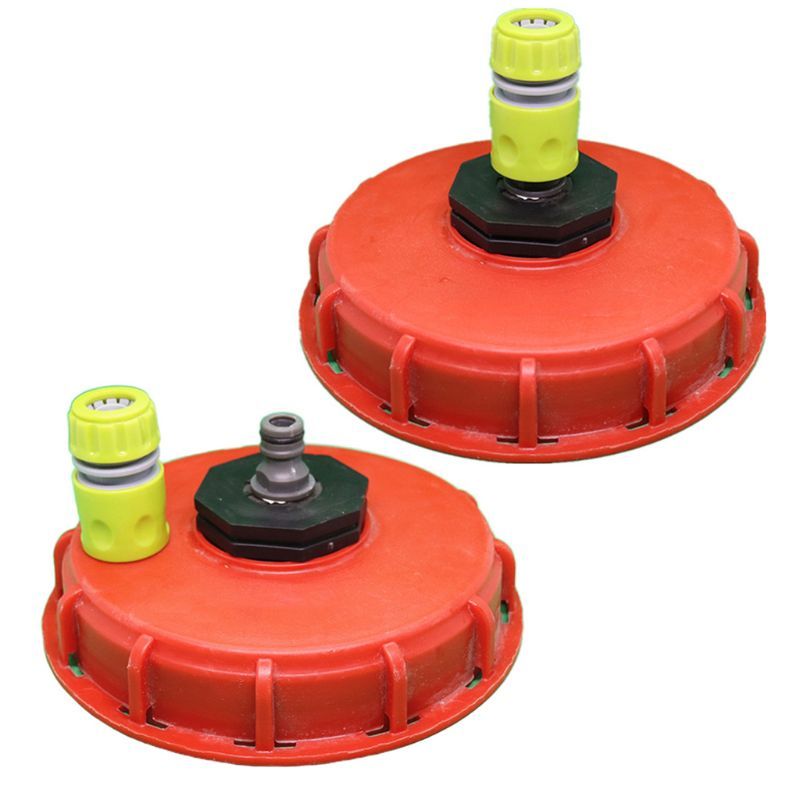 Plastic IBC Cap Cover Lid Bung Adapter With Water Connector