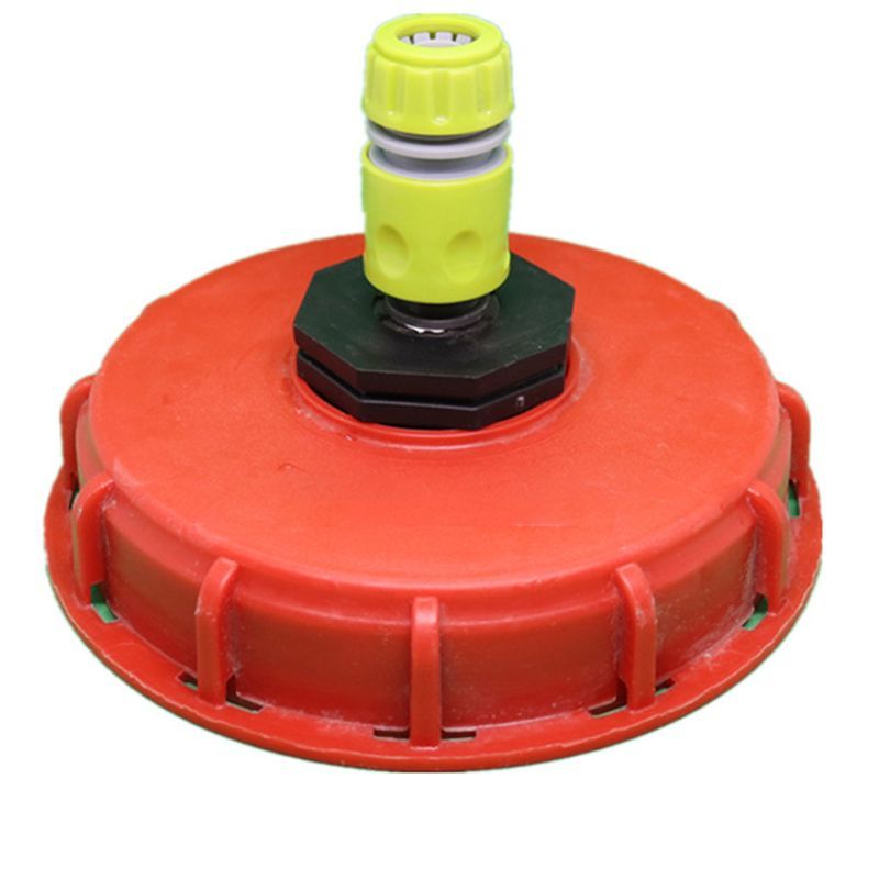 Plastic IBC Cap Cover Lid Bung Adapter With Water Connector