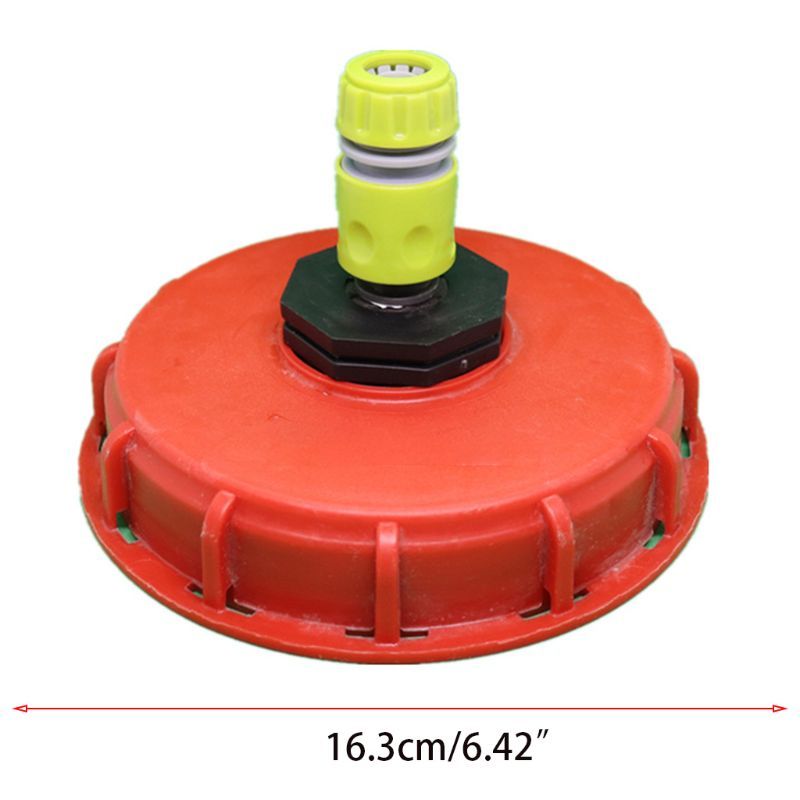 Plastic IBC Cap Cover Lid Bung Adapter With Water Connector