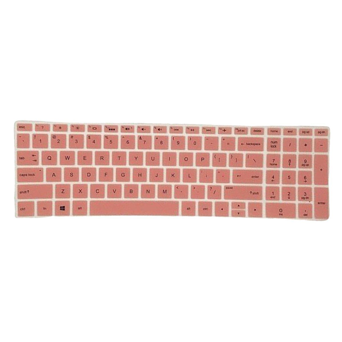 Silicone Laptop Keyboard Protector Skin Cover Film For HP Pink
