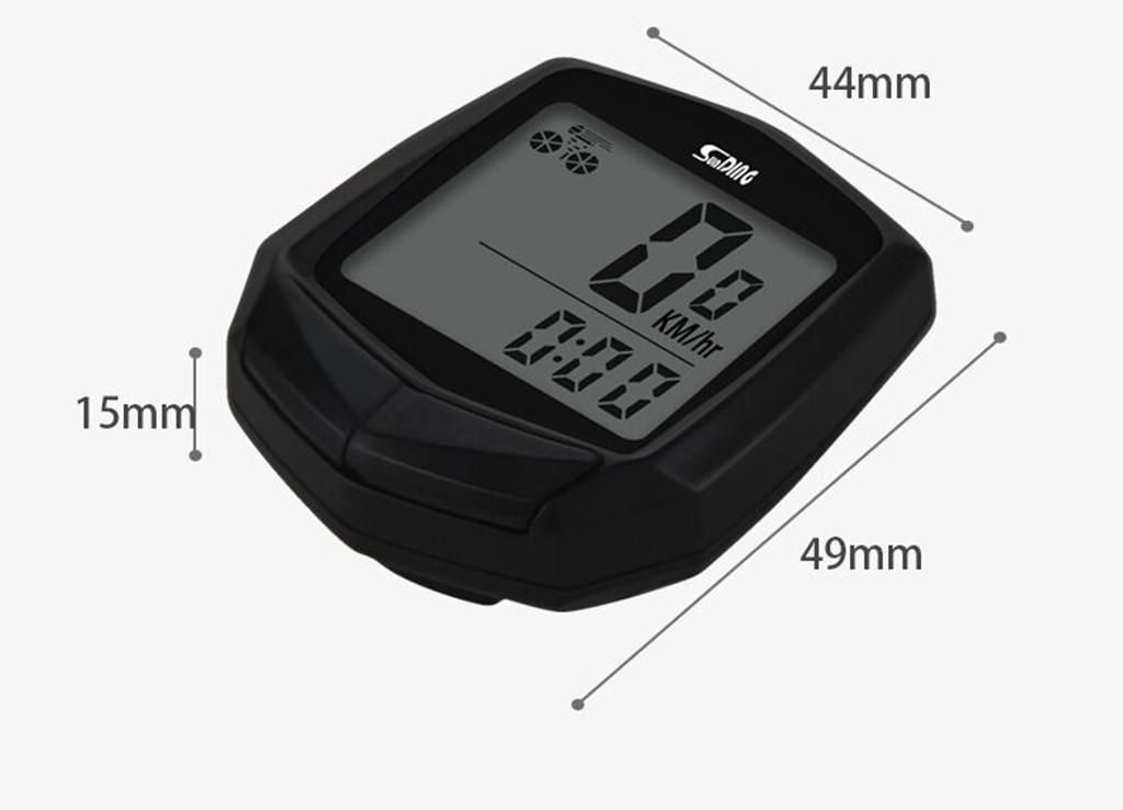 Cycling Wired Stopwatch Waterproof Bike Computer With LCD Digital Display Bicycle Odometer Speedometer Riding Bike Accessories