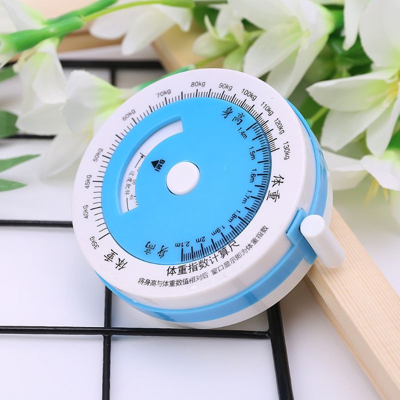 150cm Bmi Tape Measure Body Mass Index Retractable Tapes Di