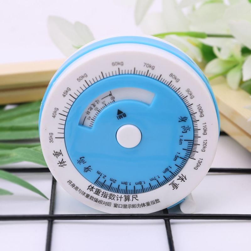 150cm Bmi Tape Measure Body Mass Index Retractable Tapes Di