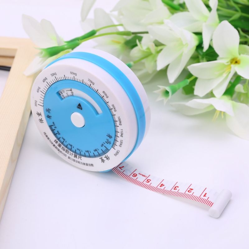 150cm Bmi Tape Measure Body Mass Index Retractable Tapes Di