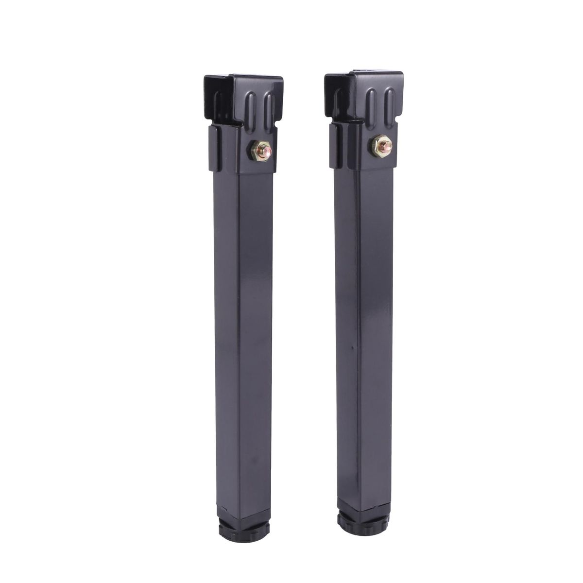 2 Pcs Height Clamping Tube Leg Metal Square Bed Lifting