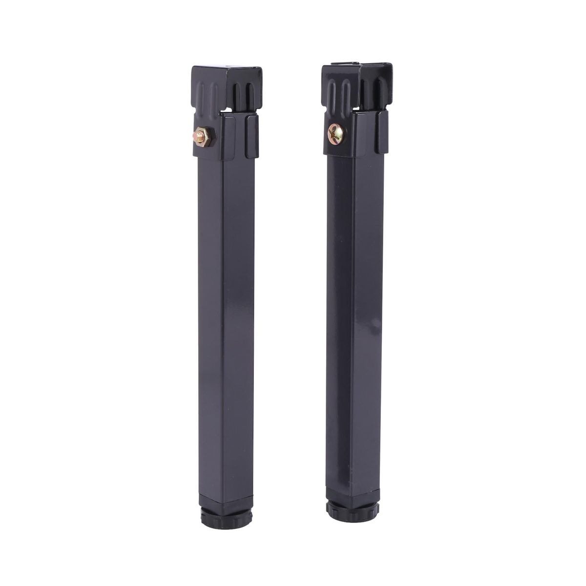 2 Pcs Height Clamping Tube Leg Metal Square Bed Lifting