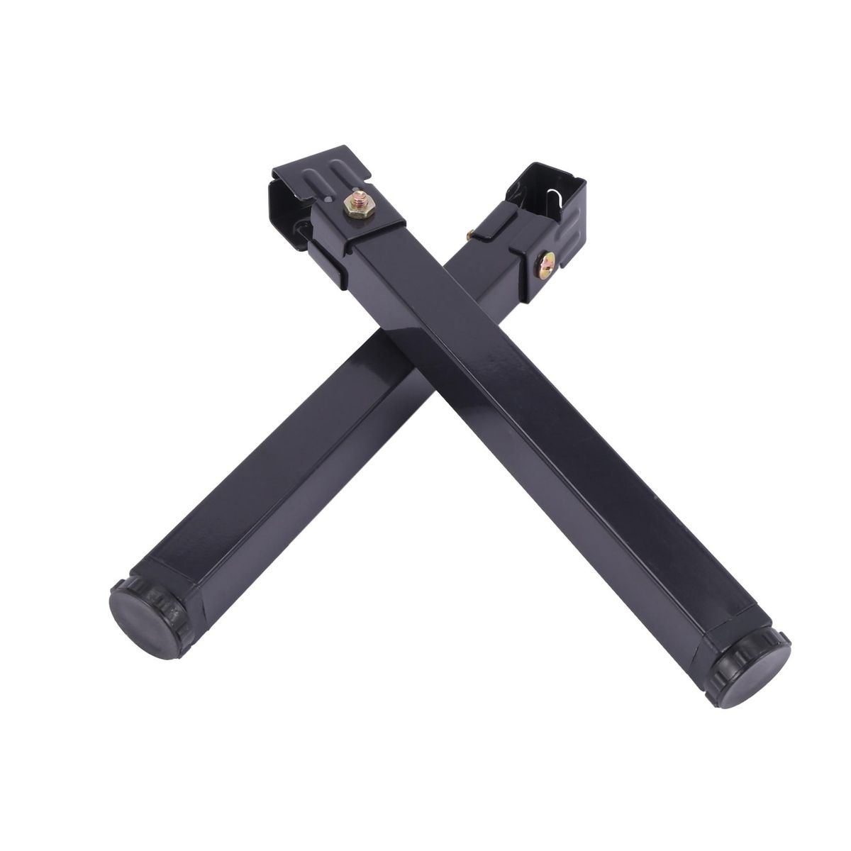 2 Pcs Height Clamping Tube Leg Metal Square Bed Lifting