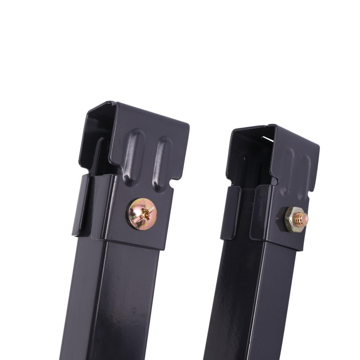 2 Pcs Height Clamping Tube Leg Metal Square Bed Lifting