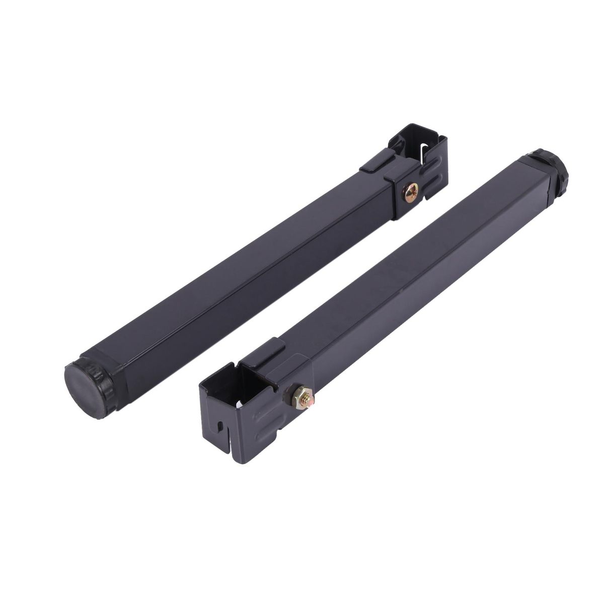 2 Pcs Height Clamping Tube Leg Metal Square Bed Lifting