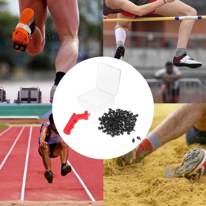 1/4 Inch Shoe Spikes Replacement Stainless Steel Track Field Black