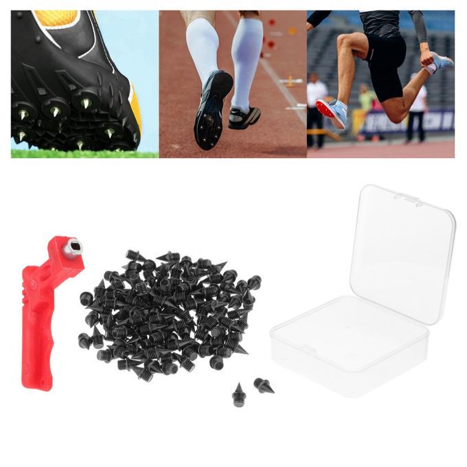 1/4 Inch Shoe Spikes Replacement Stainless Steel Track Field Black