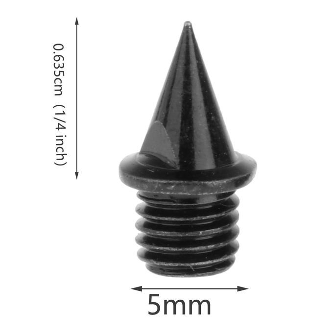 1/4 Inch Shoe Spikes Replacement Stainless Steel Track Field Black